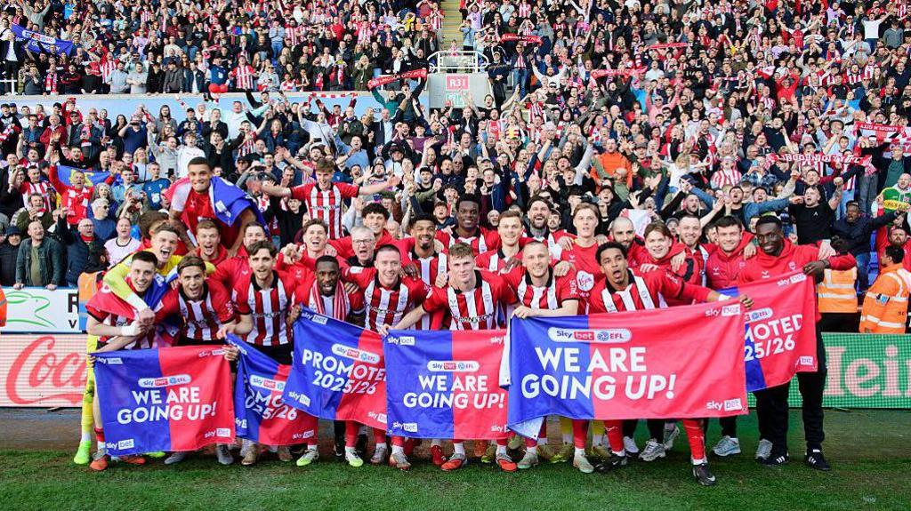 Supporters outside the ground before kick-off